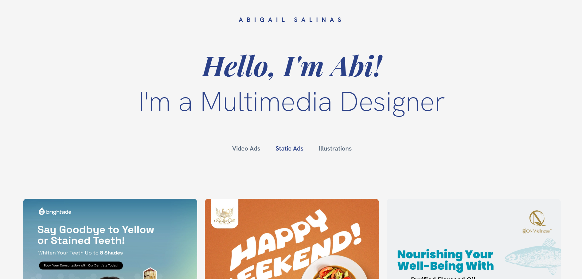 Multimedia Artist & Graphic Designer Portfolio